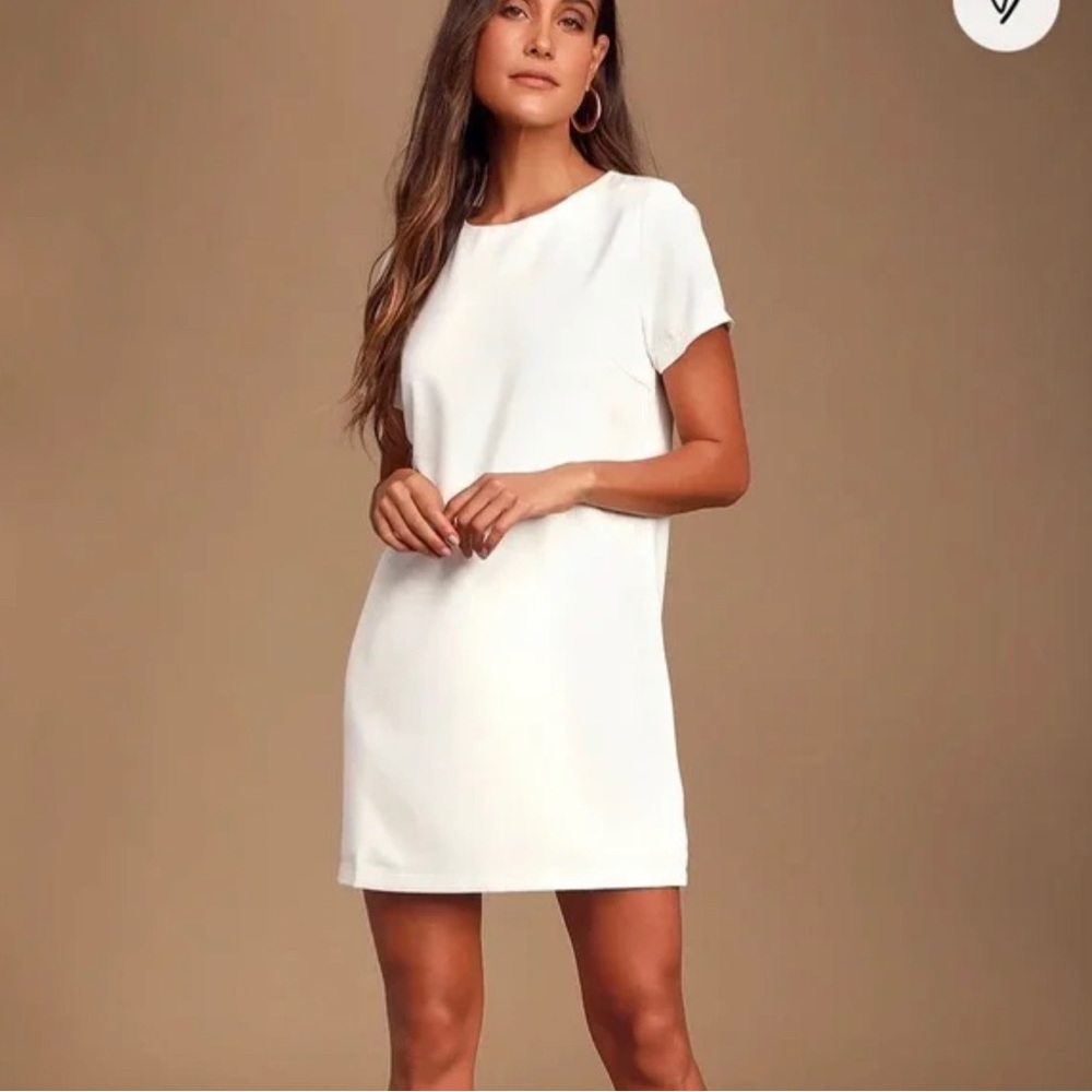 Lulu’s White Tshirt Dress